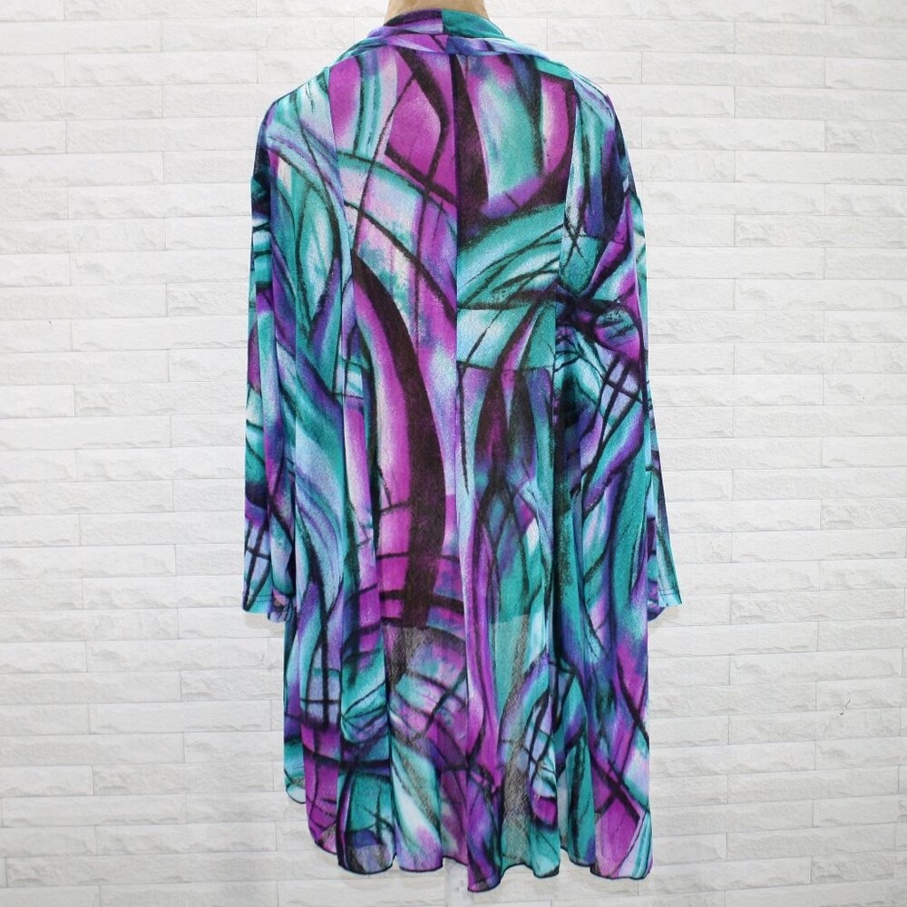 Creation Jacket Abstract Colorful Mesh Lightweigh… - image 4